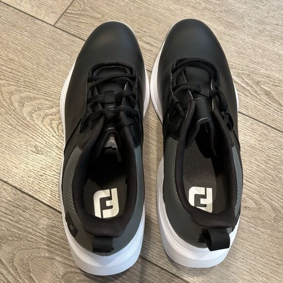 FootJoy ProLite Golf Shoes Black/Grey Mens 9.5 Athletic Casual New - Picture 4 of 7